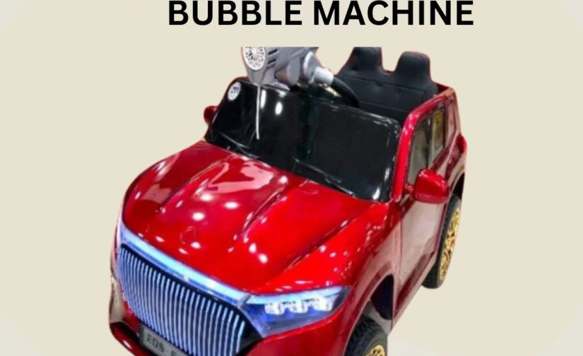 KIDS RIDE ON JEEP BUBBLE MACHINE