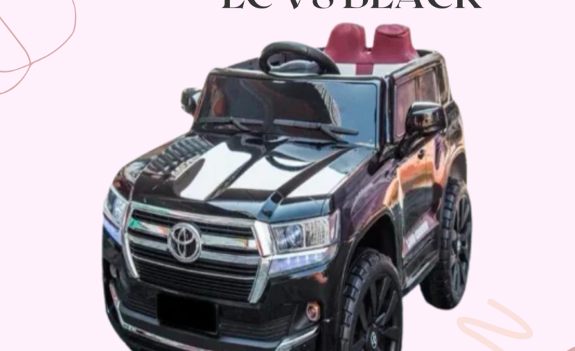 KIDS RIIDE ON JEEP LC V8 BLACK