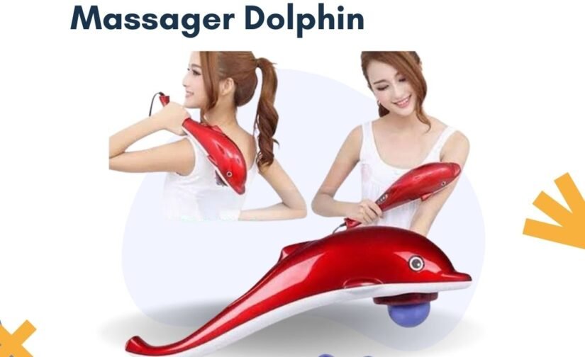 100% High-Quality Infrared Handheld Dolphin Massager - Deep Tissue Relief and Relaxation