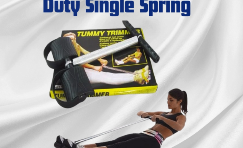 Tummy Trimmer - Heavy Duty Single Spring for Core Strength and Toning