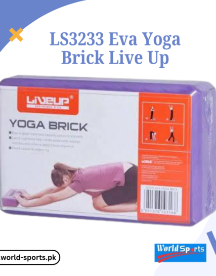 LiveUp LS3233 EVA Yoga Brick – Durable and Lightweight Support for Your Practice