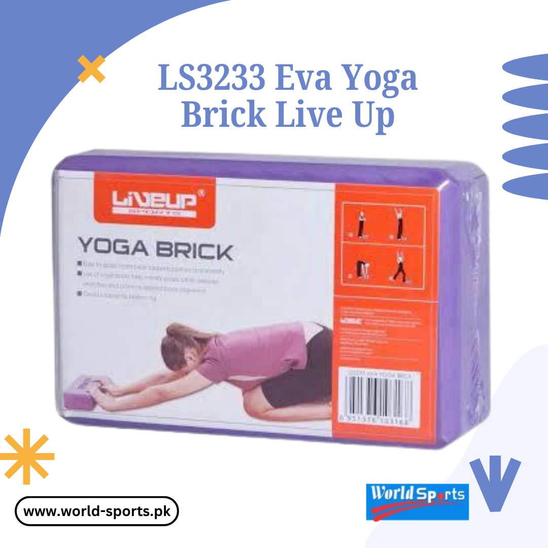 LiveUp LS3233 EVA Yoga Brick – Durable and Lightweight Support for Your Practice