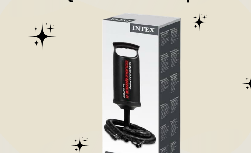 Intex 68614 Double Quick 2 Pump – 36cm High-Performance Hand Pump