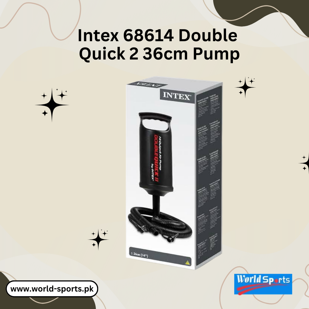Intex 68614 Double Quick 2 Pump – 36cm High-Performance Hand Pump