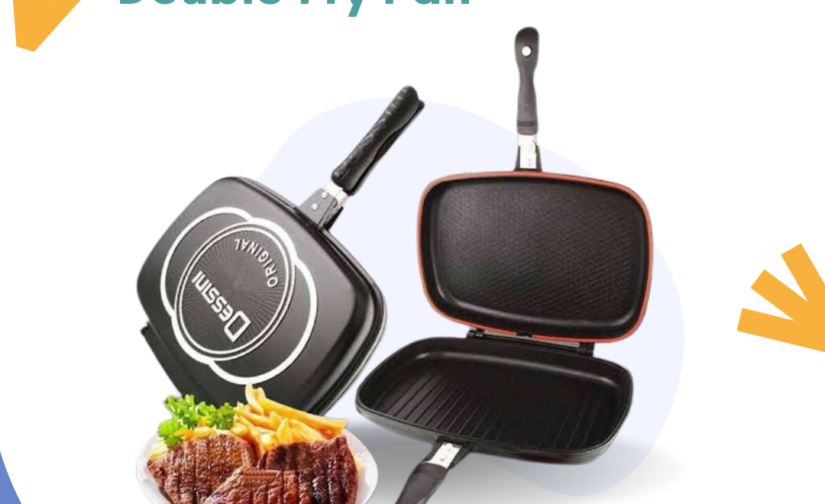 Dessini Casting Double Fry Pan – Non-Stick Cooking Made Easy
