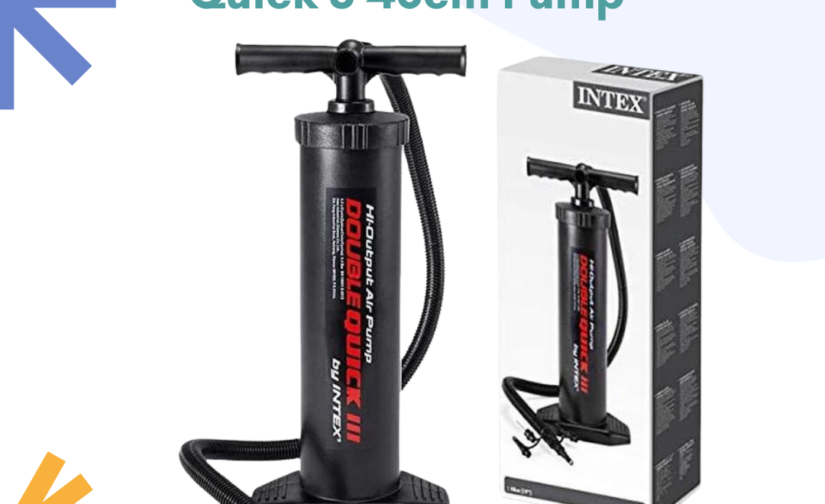 Intex 68615 Double Quick 3 Pump – 48cm High-Performance Hand Pump