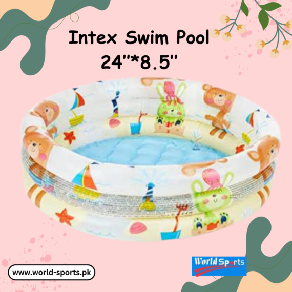 Intex Swim Pool 24” x 8.5” – Portable and Easy-to-Set-Up Family Pool