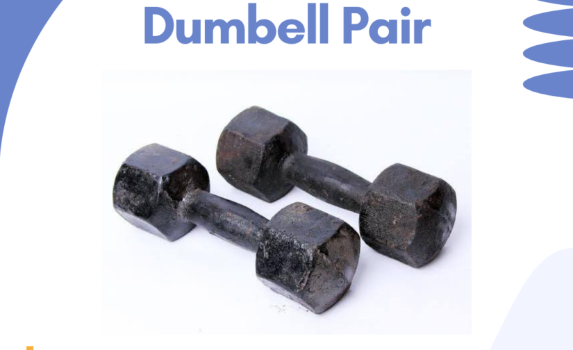 Iron Cast Dumbbell Pair - Durable Dumbbells for Home & Gym Workouts