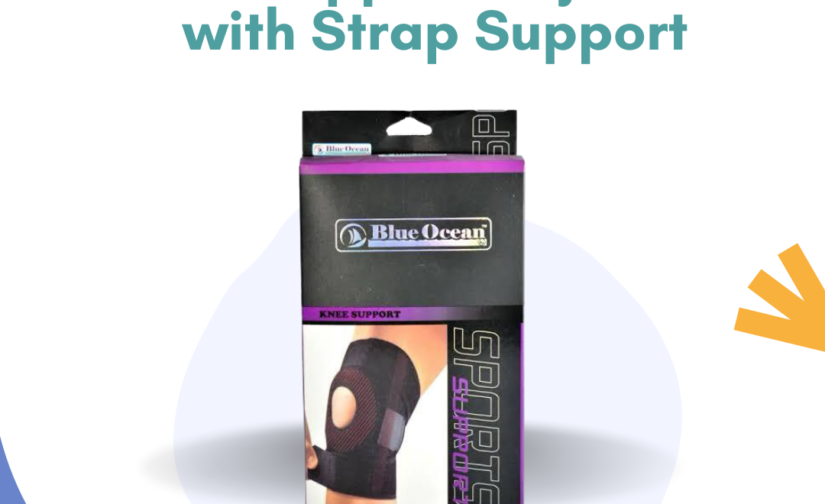 Adjustable Knee Support with Strap Support – Enhanced Comfort and Stability