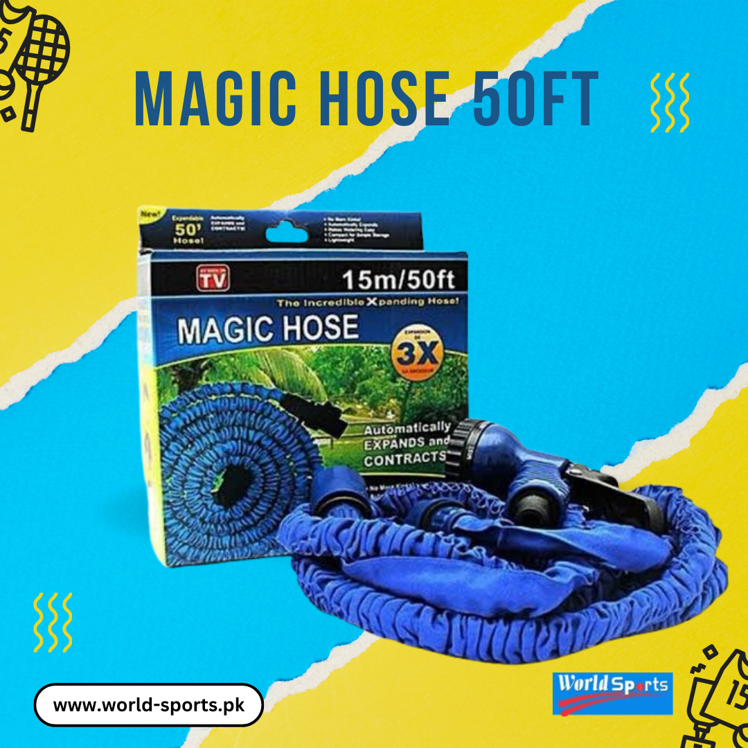 Hose 50FT – Expandable, Lightweight Garden Hose with High-Pressure Spray