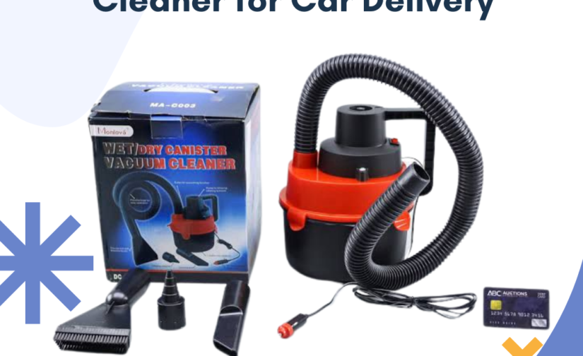 Wet/Dry Car Vacuum Cleaner – Powerful Cleaning for Your Vehicle