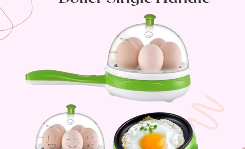 Multi-Functional Egg Boiler with Single Handle – Perfectly Cooked Eggs Every Time