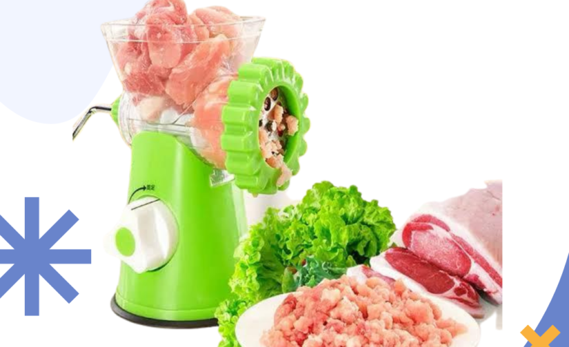 Multifunctional Manual Meat Grinder – Effortless Grinding and Sausage Making