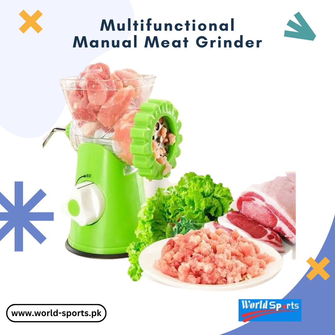Multifunctional Manual Meat Grinder – Effortless Grinding and Sausage Making