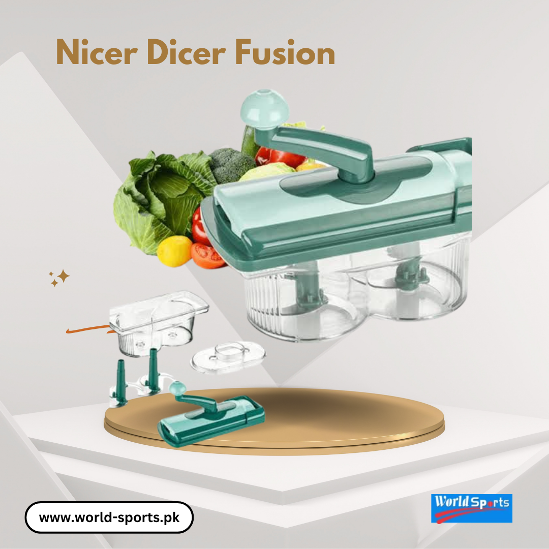 Nicer Dicer Fusion – Ultimate All-in-One Precision Food Prep System