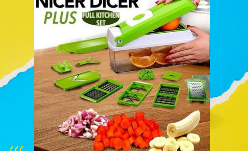 Nicer Dicer Plus – One Step Precision Cutting Kitchen Tool