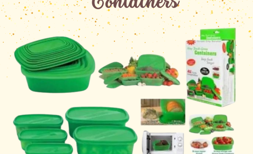 Stay Fresh Green Containers – Preserve Freshness and Extend the Life of Your Food