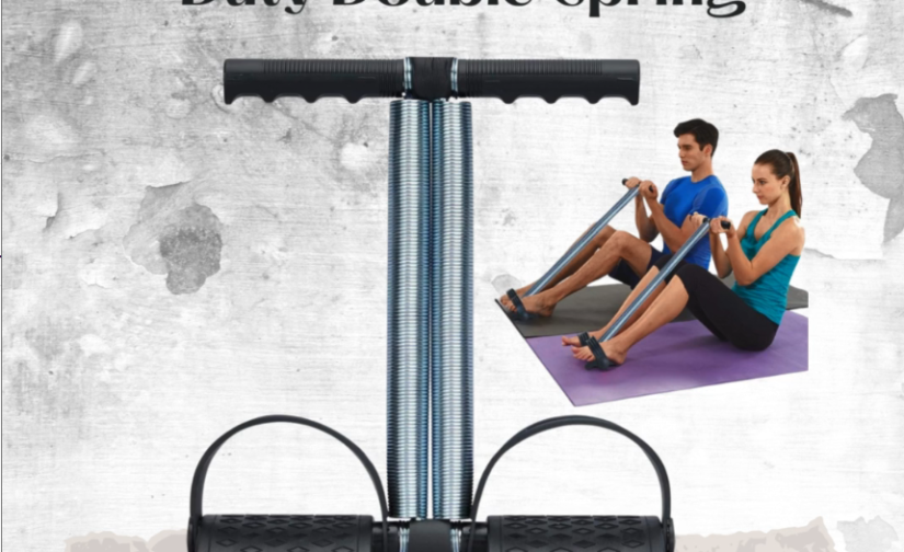 Tummy Trimmer - Heavy Duty Double Spring for Core and Full-Body Toning