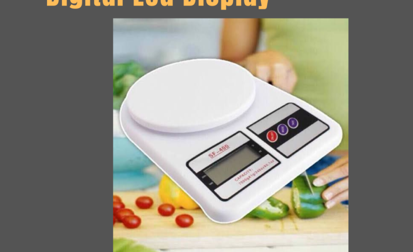 Digital Kitchen Scale with LED Display - Precision Electronic Food Scale for Cooking and Baking