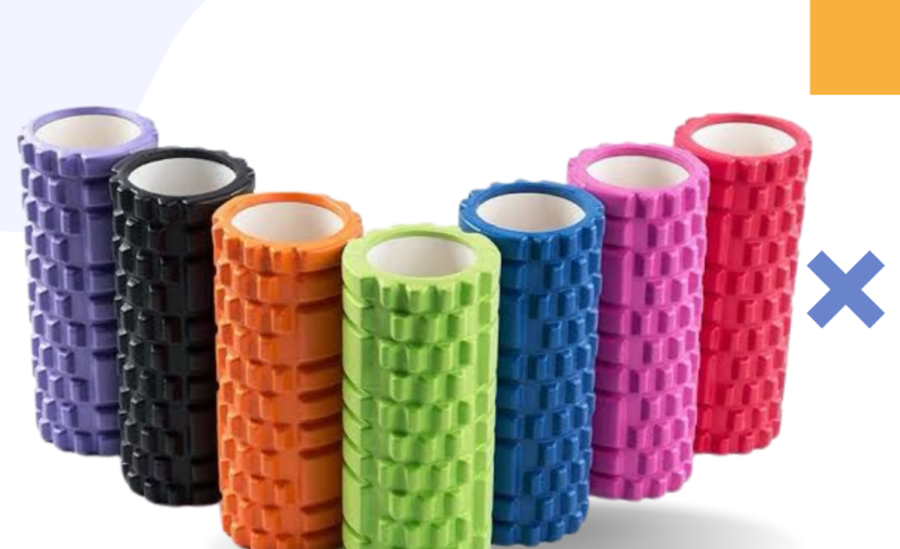 Yoga Foam Roller 13x6 Inch – High-Density Deep Tissue Massage & Muscle Recovery Tool