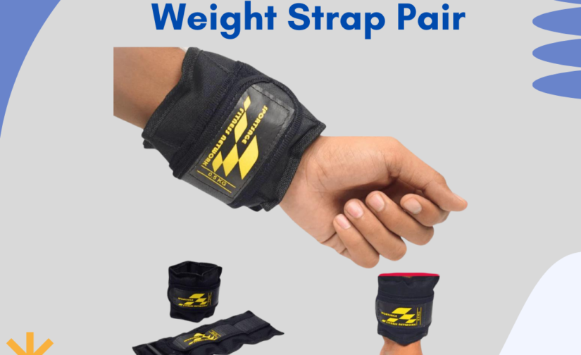 Sportsage Ankle/Wrist Weight Strap Pair - Adjustable Weights (1kg, 2kg, 3kg, 4kg, 5kg) for Strength and Cardio Workouts