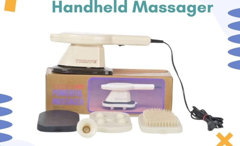 Thrive 717 Powerful Handheld Massager - Deep Muscle Relief and Relaxation