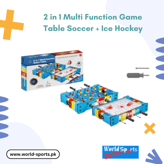 2-in-1 Multi-Function Game Table | Soccer + Ice Hockey Combo | Perfect for Home Entertainment