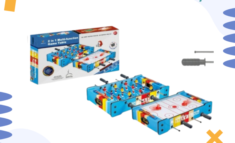 2-in-1 Multi-Function Game Table | Soccer + Ice Hockey Combo | Perfect for Home Entertainment