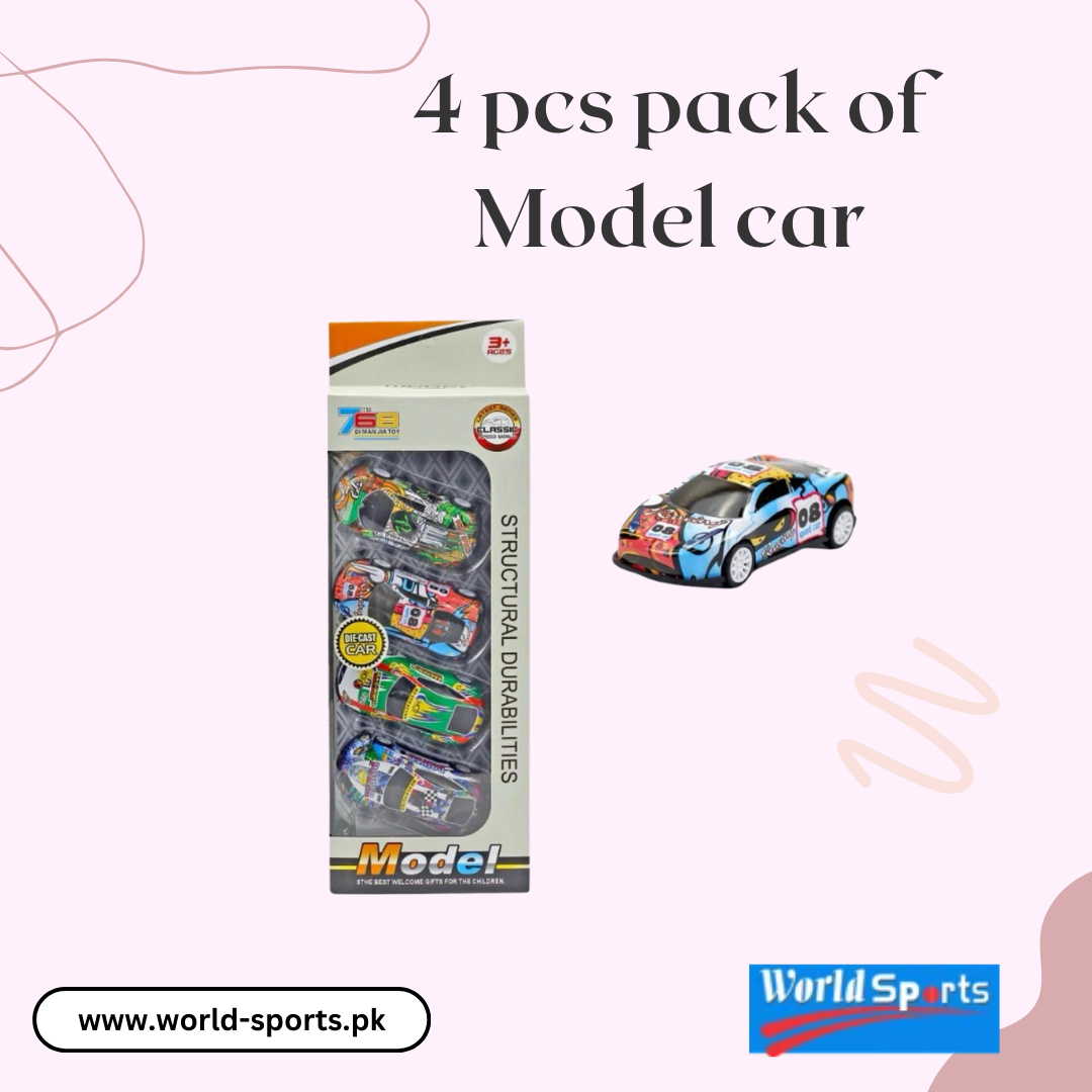 4-Piece Model Car Pack | Die-Cast Toy Cars Set for Kids
