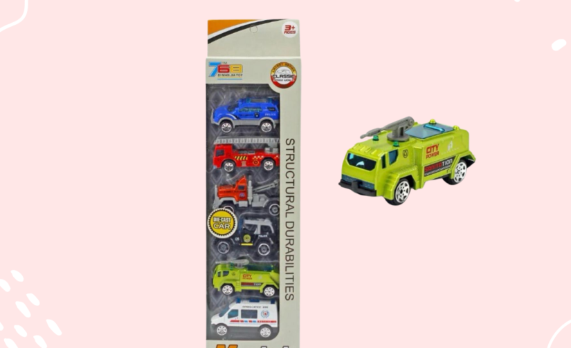 6-Piece Model Car Pack | Premium Die-Cast Toy Cars for Kids