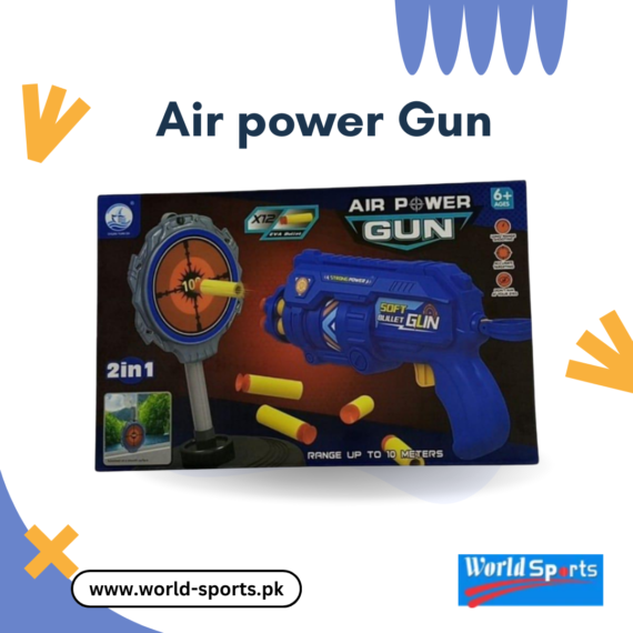Air Power Gun | High-Powered Foam Blaster Toy for Kids