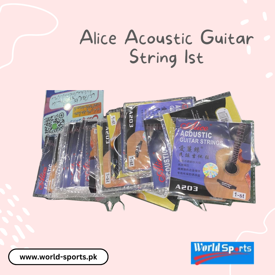 Alice Acoustic Guitar String 1st (High-Quality Phosphor Bronze) – Premium Tone and Durability