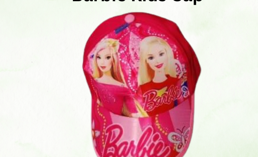 Barbie Kids Cap | Stylish Pink Hat for Girls | Adjustable Barbie Baseball Cap