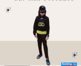Batman Costume for Kids – Dark Knight Superhero Outfit with Cape and Mask