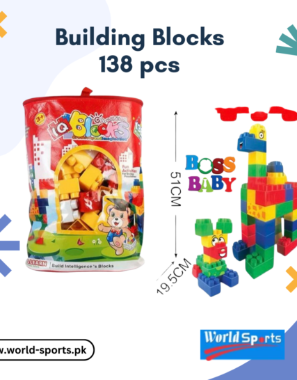 Building Blocks 138 Pcs | Creative Construction Toy Set for Kids