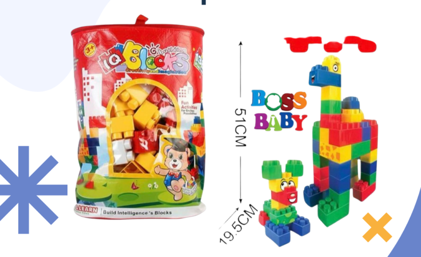Building Blocks 138 Pcs | Creative Construction Toy Set for Kids