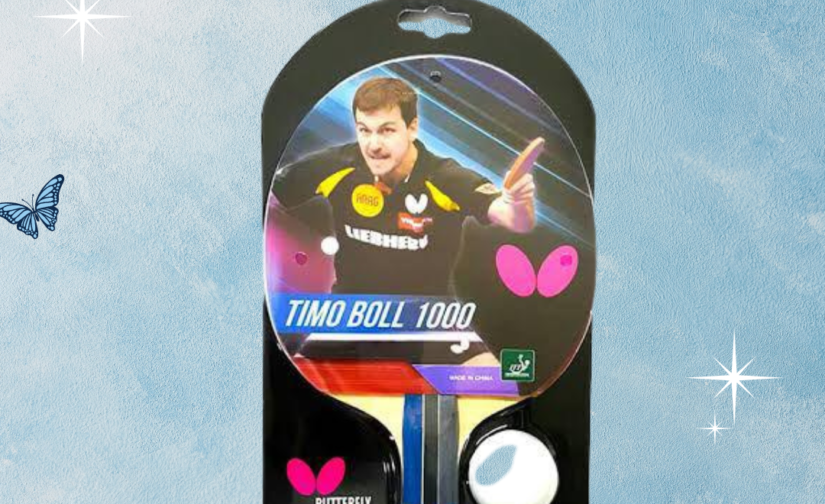 Butterfly Timo Ball 1000 Table Tennis Racket with 2 Free Balls
