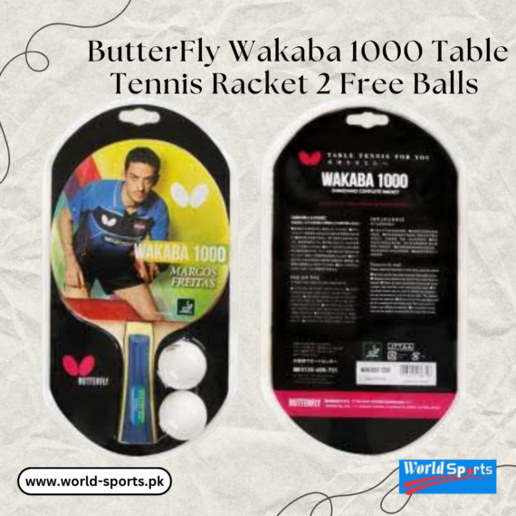 Butterfly Wakaba 1000 Table Tennis Racket with 2 Free Balls