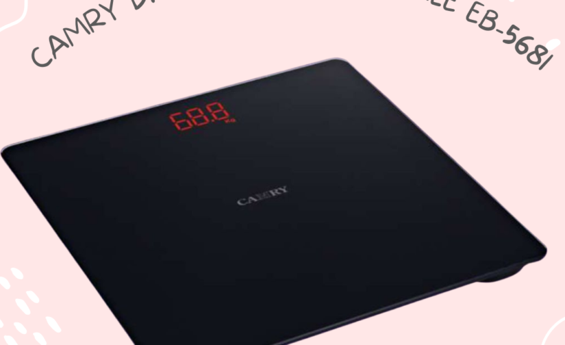CAMRY Digital Weight Scale EB-5681 – Reliable Precision with Stylish Glass Platform