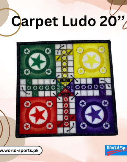 Carpet Ludo 20’’ – Large Portable Ludo Game Mat for Indoor & Outdoor Fun