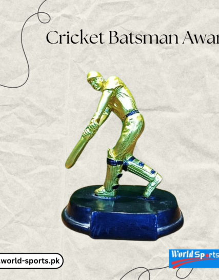 Cricket Batsman Award Trophy – Premium Cricket Achievement Trophy for Best Batsman