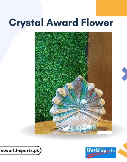 Crystal Flower Award – Elegant Floral Crystal Trophy for Recognition and Achievement