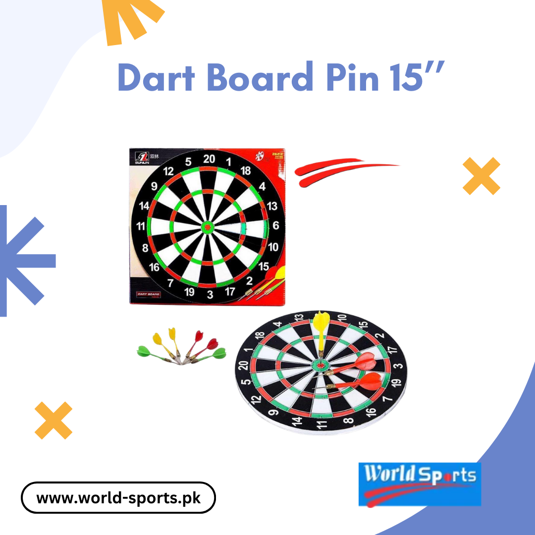 Dart Board Pin 15’’ – Classic Indoor Game for Fun and Skill