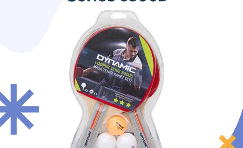 Dynamic Looper Series 8500D Table Tennis Racket Pair with 3 Free Balls | High Performance & Precision