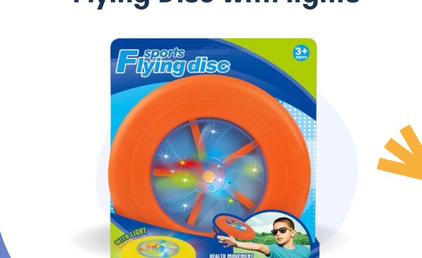 Flying Disc with Lights | LED Light-Up Flying Disc for Nighttime Fun