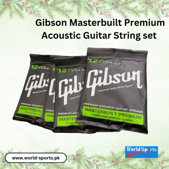 Gibson Masterbuilt Premium Acoustic Guitar String Set – High-Quality Strings for Rich Tone & Durability