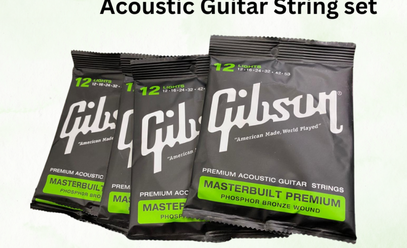 Gibson Masterbuilt Premium Acoustic Guitar String Set – High-Quality Strings for Rich Tone & Durability