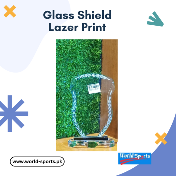 Glass Shield with Laser Print – Elegant Customizable Glass Award for Recognition