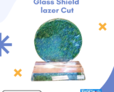 Glass Shield Laser Cut – Premium Laser Engraved Glass Award for Recognition and Achievement