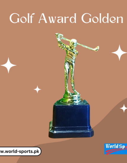 Golden Golf Award Trophy – Premium Gold-Plated Golf Achievement Trophy